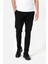 Erkek Normal Kesim Beli Lastikli ve Ipli Yan Cepli Gabardin Dokuma Pantolon Grottı Siyah B03.242.499 2