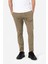 Erkek Normal Kesim Beli Lastikli ve Ipli Yan Cepli Gabardin Dokuma Pantolon Grottı Vizon B03.242.499 2