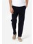 Erkek Rahat Kesim Beli Lastikli ve Ipli Bol Paça Yan Cepli Baggy Pantolon Zanzı Koyu Lacivert B03.242.501 2