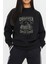 Chopper Motor Baskılı Siyah Unisex Kadın Erkek Pamuklu Sweatshirt CU187 1