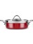 Ateş Emaye 6 Parça Omlet Sahan Set Bordo 7