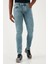 Streç Pamuklu Slim Fit Normal Bel Dar Paça Jeans Erkek Kot Pantolon 1122S08NAPOLI 2