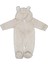 Peluş Kapşonlu Patikli Bebek Tulumu 9705 1