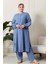 Kadın Büyük Beden Keten Ayrobin 2'li Takım 4