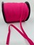1 cm Polyester Grogren Şerit-5 Metre-Pembe 1