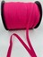 1 cm Polyester Grogren Şerit-5 Metre-Pembe 3