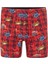 Erkek Kırmızı Ekose Desenli Tekli Boxer - 23400 1