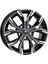 16 Inç 5X114.3 Megane Icon Siyah Elmas Kesim Jant Modeli Renault (4 Adet) 1