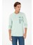 U.S. Polo Assn. Erkek Su Yeşili Sweatshirt 50293448-VR048 1