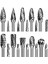 Çift Kesim Karbür Döner Çapak Seti 20 Adet Kalıp Öğütücü Uçları 1/8 Inç Shank Tungsten Karbür Kesme Çapakları Ahşap Çalışma Için (Yurt Dışından) 1