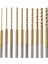Mikro-Twist Matkap Ucu Seti - 10 Adet 0.6mm-2.2mm Minik Matkap Ucu 2.35 Shank Hss Mini Gravür Matkap Uçları Delik Delme Aracı (Yurt Dışından) 1