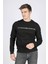Steward Erkek O Yaka Sweatshirt Siyah 2