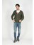 Ruth Erkek Kapüşonlu Fermuarlı Sweatshirt Haki 1
