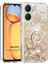 Xiaomi Poco C65 Kılıf Glitter Liquid Holder Gold 1