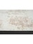 Lotus Plus 08584A Beyaz Kahverengi Detaylı Ince Akrilik Tozuaz Salon Yatak Odası Halısı Koridor 5