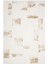 Truva TV035S Krem Rengi Gold Geometrik Detaylı Akrilik Yumuşak Modern Salon Halısı 1