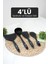 4'Lü Spatula Ve Kepçe Servis Seti Silikon 1