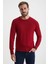 Extrafine Merino Kırmızı Bisiklet Yaka Triko 1
