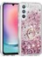 Samsung Galaxy A25 Kılıf Glitter Liquid Holder Pembe 1