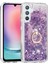 Samsung Galaxy A25 Kılıf Glitter Liquid Holder Mor 1