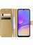 Samsung Galaxy A06 Kılıf Delux Leather Wallet Gold 1