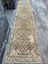 El Dokuma Yün Boho Stili Uzun Koridor Halısı Kilim 90x393 cm 1
