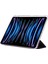 iPad Pro 11 (2024) Karbon Fiber Dokulu Üç Katlı Stand Deri Akıllı Tablet Kapağı (Yurt Dışından) 4