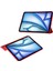 iPad Air 11 (2024) Pu Deri+Silikon Üç Katlı Stand Tablet Kılıfı (Yurt Dışından) 5