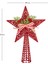 Yılbaşı Süsü Çam Ağacı Tepe Süsü Yılbaşı Dekorlu Kırmızı 25x37 Cm. 4