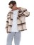 Oversize Kalıp Unisex Cepli Kaşe Oduncu Gömlek 4