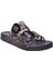 S10336-002 Habana Brillo Leo Negro Kadın Terlik 2