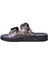 S10336-002 Habana Brillo Leo Negro Kadın Terlik 3