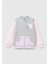 Benetton Kız Çocukmix Önü Logo Baskılı Normal Kesim Fermuarlı Cepli Sweatshirt 1