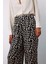 Yüksek Bel Leopar Pantolon - Siyah 3
