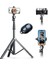 195 cm Çantalı, Kumandalı 2in1 Tripod ve Selfie Çubuğu Telefon ve Kamera Uyumlu Taşınabilir Monopod 1