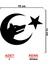 Ay Yıldız Kurt Sticker - Ay Yıldız Sticker - Oto Sticker - Araç Sticker - Araba Sticker 2