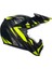 Agv Ax-9 Multı Steppa Kapalı Kask Karbon Gri-Neon Sarı M/S 1