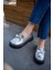 Shade Silver Kalp Detaylı 4cm Özel Kalın Tabanlı Kadın Loafer 3