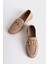 Capone Outfitters Triko Metal Tokalı Kadın Loafer Ayakkabı 2