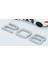 Peugeot 208 Ön Kaput 2022+ Gri Abs Logo Amblem 3