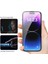Apple iPhone 16 Pro Max Kolay Takma Aparatlı Hayalet Cam Ekran Koruyucu Siyah 3