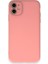 Apple iPhone 12 Kılıf Pürüzsüz Soft Yüzey Içi Kadife Kamera Lens Korumalı Lansman Glass Silikon Kapak 1