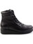 Siyah Hakiki Deri Kadın Bot & Bootie K02586224203 2