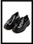 Siyah Rugan Kadın Loafer Ayakkabı K01386030308 1