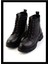 Siyah Hakiki Deri Kadın Bot & Bootie K02028700703 1