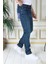 Erkek Tint Yeşili Regular Fit Rahat Kesim Esnek Likralı Denim Jeans Şık Kot Pantolon 2