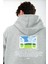 Journey Oversize Fit Hoodie Erkek - Gri 2