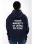 Anxiety Relaxed Fit Hoodie Kadın - Lacivert 2