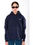Anxiety Relaxed Fit Hoodie Kadın - Lacivert 3