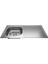 Sınkon SA100 (50X100) Krom 304 Kalite 0.50 mm Ankastre Evye 1